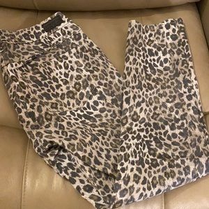 Sound/Style Leopard Skinny Jeans